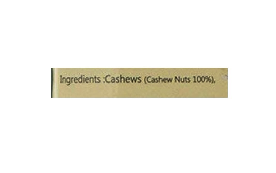 Delis W240 Grade Plain Super Crisp Cashews   Pack  500 grams